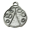 Pendant Zinc Alloy Jewelry Findings Lead-free, Aniaml 21x26mm Hole:3mm, Sold by Bag