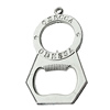 Pendant Zinc Alloy Jewelry Findings Lead-free, 39x61mm Hole:3.5mm, Sold by Bag