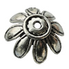 Bead Caps Zinc Alloy Jewelry Findings Lead-free, 26mm Hole:3mm, Sold by Bag