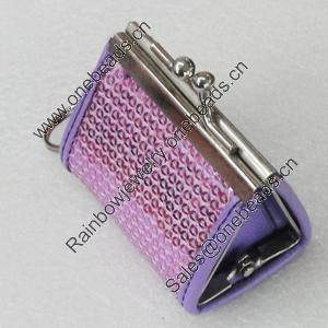 Fashion Jewelry Bag, 61x48x38mm, Sold by PC