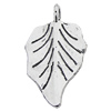 Pendant Zinc Alloy Jewelry Findings Lead-free, Leaf 18x31mm Hole:2.5mm, Sold by Bag 