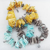 Shell Bracelet, Mix Colour, Length Approx:7.1-inch, Sold by Strand