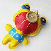 Mobile Decoration, PU Leather, Chain: about 60mm long, Pendant: about 66x100mm, Sold by PC