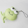 Mobile Decoration, PU Leather, Chain: about 60mm long, Pendant: about 65x95mm, Sold by PC