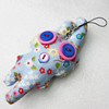 Mobile Decoration, Fabric, Chain: about 60mm long, Pendant: about 56x133mm, Sold by PC