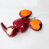 Mobile Decoration, PU Leather, Chain: about 60mm long, Pendant: about 90x105mm, Sold by PC