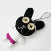 Mobile Decoration, PU Leather, Chain: about 60mm long, Pendant: about 50x95mm, Sold by PC