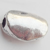 Beads Zinc Alloy Jewelry Findings Lead-free, 8x11mm Hole:2.5mm, Sold by Bag