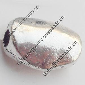 Beads Zinc Alloy Jewelry Findings Lead-free, 8x11mm Hole:2.5mm, Sold by Bag
