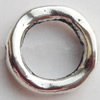 Beads Zinc Alloy Jewelry Findings Lead-free, O:11mm I:7.5mm, Hole:1mm, Sold by Bag