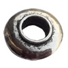 European Style Beads Zinc Alloy Jewelry Findings Lead-free, 14mm Hole:6mm, Sold by Bag 