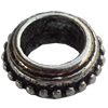European Style Beads Zinc Alloy Jewelry Findings Lead-free, 15mm Hole:8.5mm, Sold by Bag 