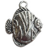Pendant Zinc Alloy Jewelry Findings Lead-free, Fish, 15x20mm, Sold by Bag