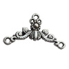 Connectors Zinc Alloy Jewelry Findings Lead-free, 26x12mm, Hole:1.5mm, Sold by Bag