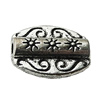 Bead Zinc Alloy Jewelry Findings Lead-free, 11x13mm Hole:1.5mm, Sold by Bag