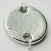 Connectors Zinc Alloy Jewelry Findings Lead-free, 12mm Hole:1.5mm, Sold by Bag