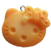 Resin Pendant, Animal Head, 27x22mm, Hole:Approx 2mm, Sold by Bag