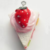 Resin Pendant, Triangle, 23x27mm, Hole:Approx 2mm, Sold by Bag