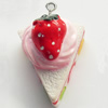 Resin Pendant, Triangle, 23x27mm, Hole:Approx 2mm, Sold by Bag