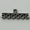 Connectors Zinc Alloy Jewelry Findings Lead-free, 19x7mm Hole:1.5mm, Sold by Bag