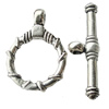 Clasps Zinc Alloy Jewelry Findings Lead-free, Loop:15x21mm Bar:3x27mm, Sold by KG  