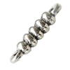 Connectors Zinc Alloy Jewelry Findings Lead-free, 15x3mm Hole:1.5mm, Sold by Bag