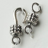 Clasps Zinc Alloy Jewelry Findings Lead-free, Loop:5x16mm Bar:5x14mm, Sold by KG  