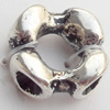 Connectors Zinc Alloy Jewelry Findings Lead-free, 12mm, Hole:6mm, Sold by Bag