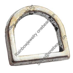 Connectors Zinc Alloy Jewelry Findings Lead-free, 11x10mm Hole:2mm, Sold by Bag