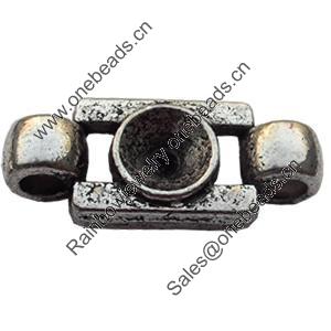 Connectors Zinc Alloy Jewelry Findings Lead-free, 24x10mm Hole:3mm, Sold by Bag