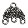Connectors Zinc Alloy Jewelry Findings Lead-free, 16x15mm, Sold by Bag