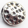 Beads Zinc Alloy Jewelry Findings Lead-free, 10mm, Hole:1.5mm, Sold by Bag