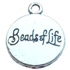 Pendant Zinc Alloy Jewelry Findings Lead-free, 12x15mm, Sold by Bag