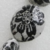 Printing Ceramics Beads, Nugget 30x26mm Hole:3.5mm, Sold by Bag