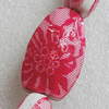 Printing Ceramics Beads, Nugget 34x22mm Hole:3.5mm, Sold by Bag