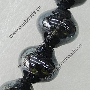 Ceramics Beads Plated AB, Lantern 18x17mm Hole:1.5mm, Sold by Bag