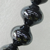 Ceramics Beads Plated AB, Lantern 18x17mm Hole:1.5mm, Sold by Bag