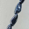 Ceramics Beads Plated AB, Nugget 12x27mm Hole:2mm, Sold by Bag