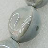 Ceramics Beads Plated AB, 19x20mm Hole:2mm, Sold by Bag