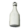 Pendant Zinc Alloy Jewelry Findings Lead-free, Bottle 9x30mm Hole:2mm, Sold by Bag
