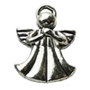 Pendant Zinc Alloy Jewelry Findings Lead-free, Angel 22x32mm Hole:2mm, Sold by Bag