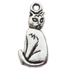 Pendant Zinc Alloy Jewelry Findings Lead-free, Animal 9x22mm, Sold by Bag