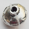 Bead Zinc Alloy Jewelry Findings Lead-free, 10x7mm Hole:1.5mm, Sold by Bag