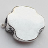 Bead Zinc Alloy Jewelry Findings Lead-free, Cross 9mm Hole:1.5mm, Sold by Bag