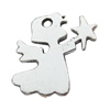 Pendant Zinc Alloy Jewelry Findings Lead-free, 19x20mm Hole:1.5mm, Sold by Bag