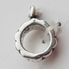Pendant Zinc Alloy Jewelry Findings Lead-free, 3x11mm Hole:1mm, Sold by Bag