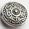 Beads Zinc Alloy Jewelry Findings Lead-free, 14mm Hole:1.5mm, Sold by Bag