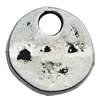 Pendant Zinc Alloy Jewelry Findings Lead-free, 12mm Hole:3mm, Sold by Bag
