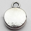 Pendant Zinc Alloy Jewelry Findings Lead-free, 10x13mm Hole:2mm, Sold by Bag
