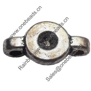 Connectors Zinc Alloy Jewelry Findings Lead-free, 6x12mm Hole:1mm, Sold by Bag